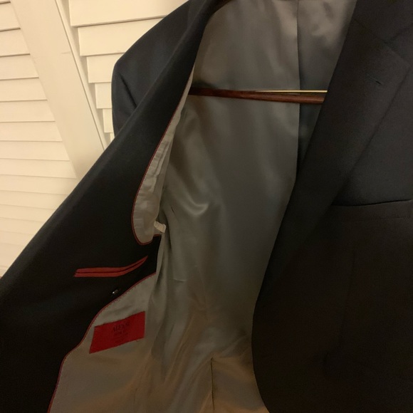 Navy Blue Alfani 40S Blazer - Picture 5 of 7